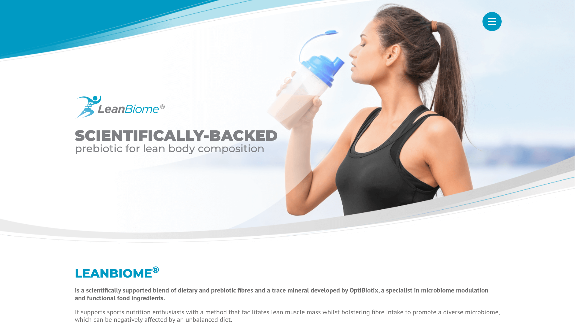 LeanBiome sales page screenshot