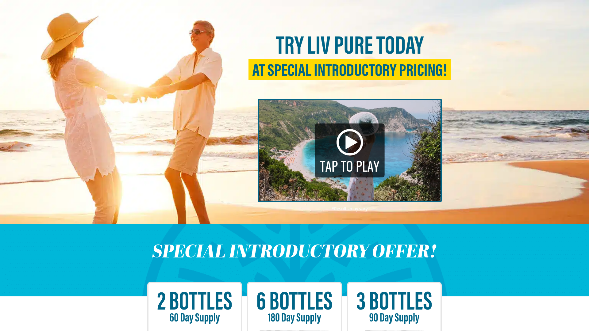 Liv Pure sales page screenshot